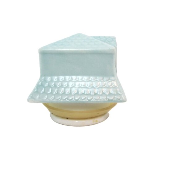 Original Lenox Spice Village Celery TOP ONLY Spice Jar Lid Cottage House Ceramic - Picture 5 of 7